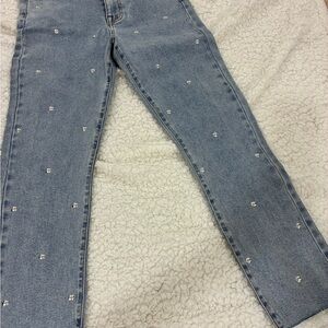 Embellished Blue Women's Jeans